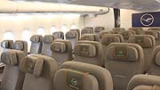 die neue "Premium Eco Class" in der Lufthansa A380-800 (©Foto. Martin Schmitz)